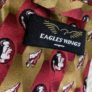 Florida State Seminoles Eagles Wings Brand 100% Silk Necktie Tie